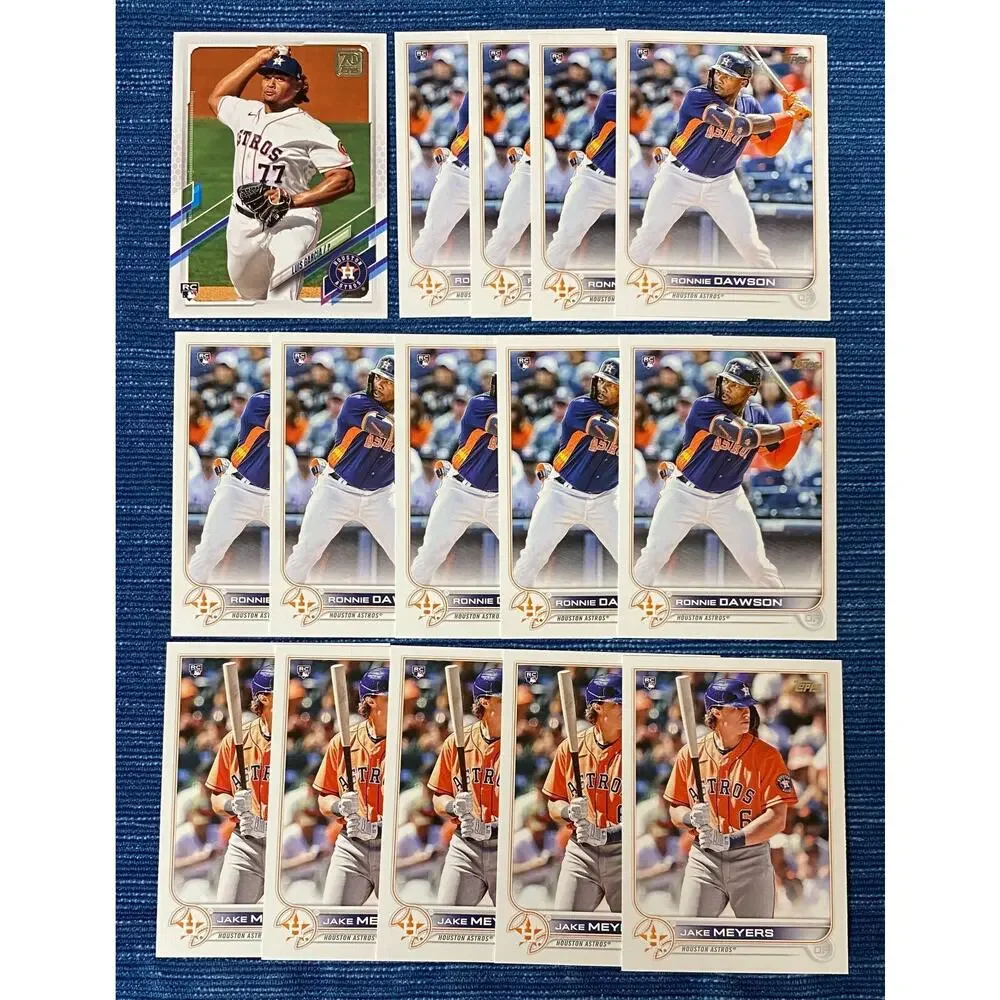 133 Card Lot Astros Topps Bowman Chrome Modern RC Bowman 1st Prospect 2019-22 - Picture 5 of 10